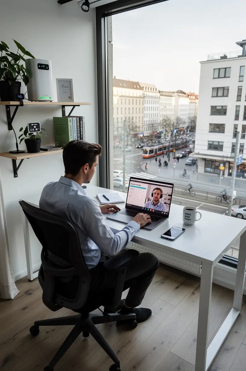 Gesundheitstechnologie für Senioren: Notfallknopf und Sturzerkennung zur schnellen Hilfe im Alltag.